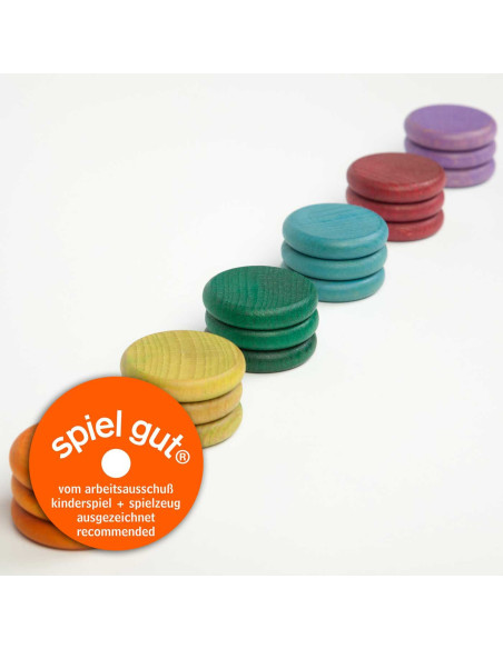 18 Monedes (6 colors complementaris) de GRAPAT