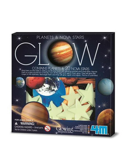 Planetes de paper brillants