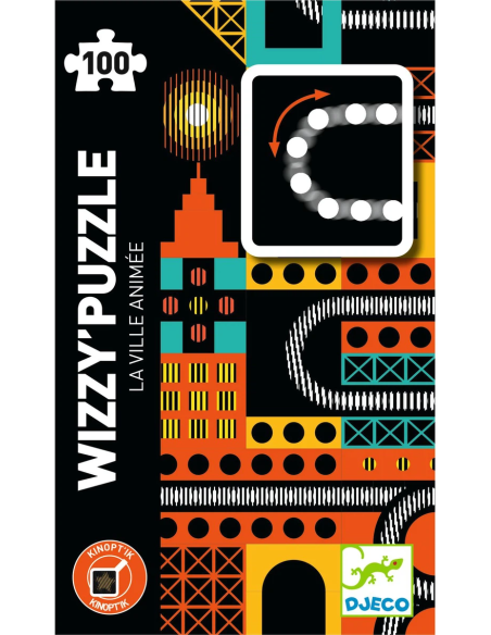 Wizzy Puzzle La ciutat animada de DJECO