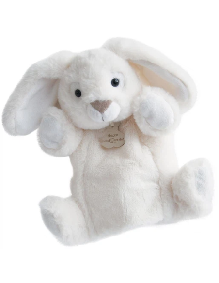 Titella de peluix conill blanc