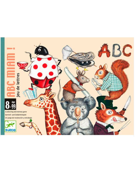 Joc de cartes ABC Miam de DJECO
