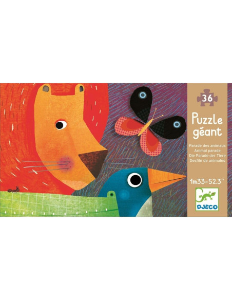 Puzzle la cercavila dels animals de DJECO