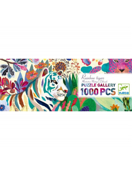 Puzzle Rainbow Tigers de DJECO
