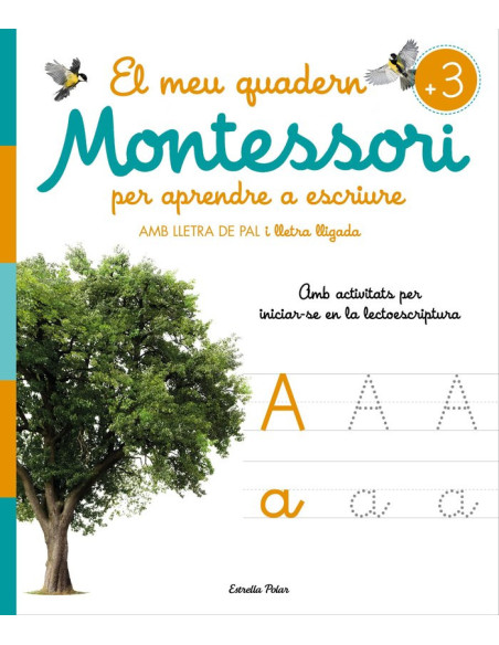 El meu quadern montessori per aprendre a escriure